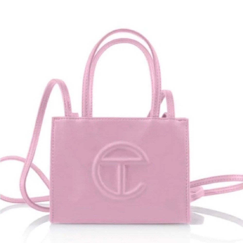 Small Bubblegum Pink Telfar Bag